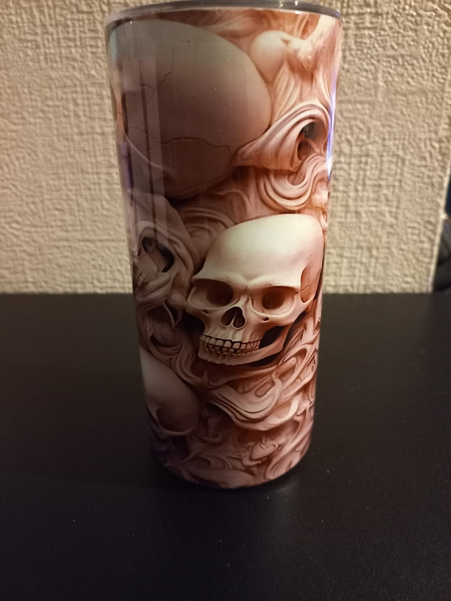 Skull 15oz hot cold Tumbler - Wilde Gifts 