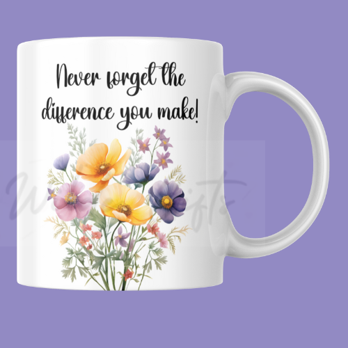 The difference you make 11oz Mug - Wilde Gifts 