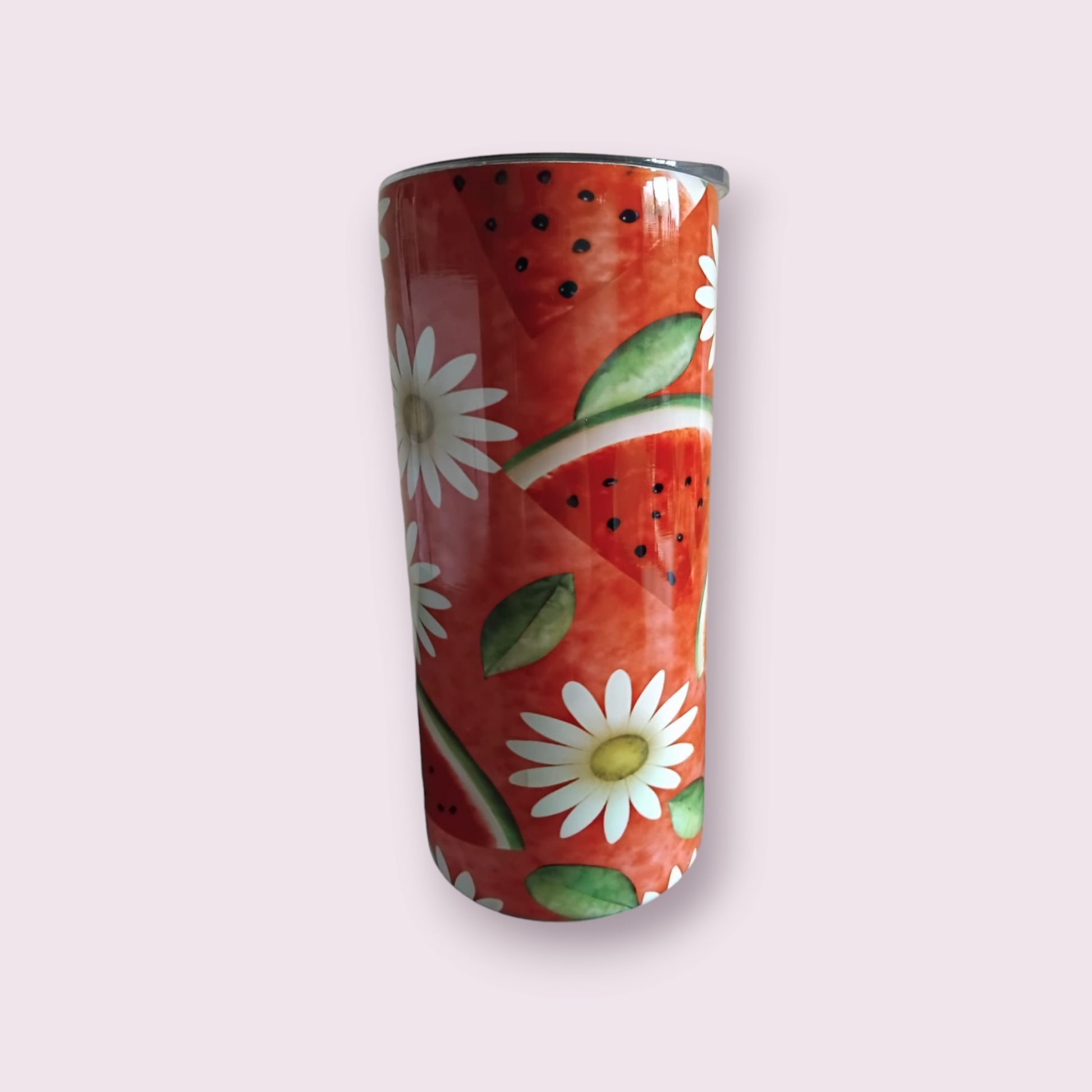 Watermelon Daisy 15oz Tumbler - Wilde Gifts 