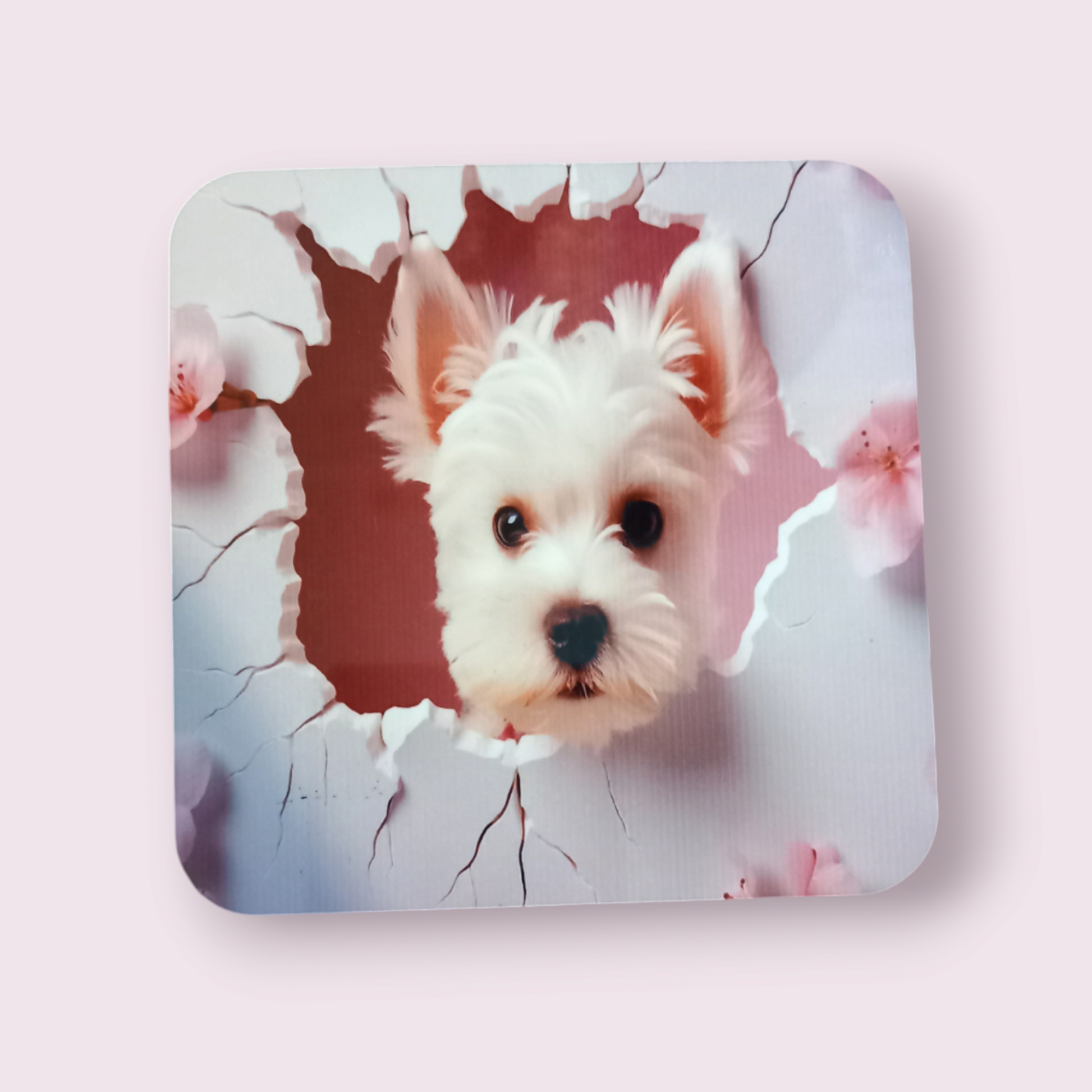 Westie coaster - Wilde Gifts 