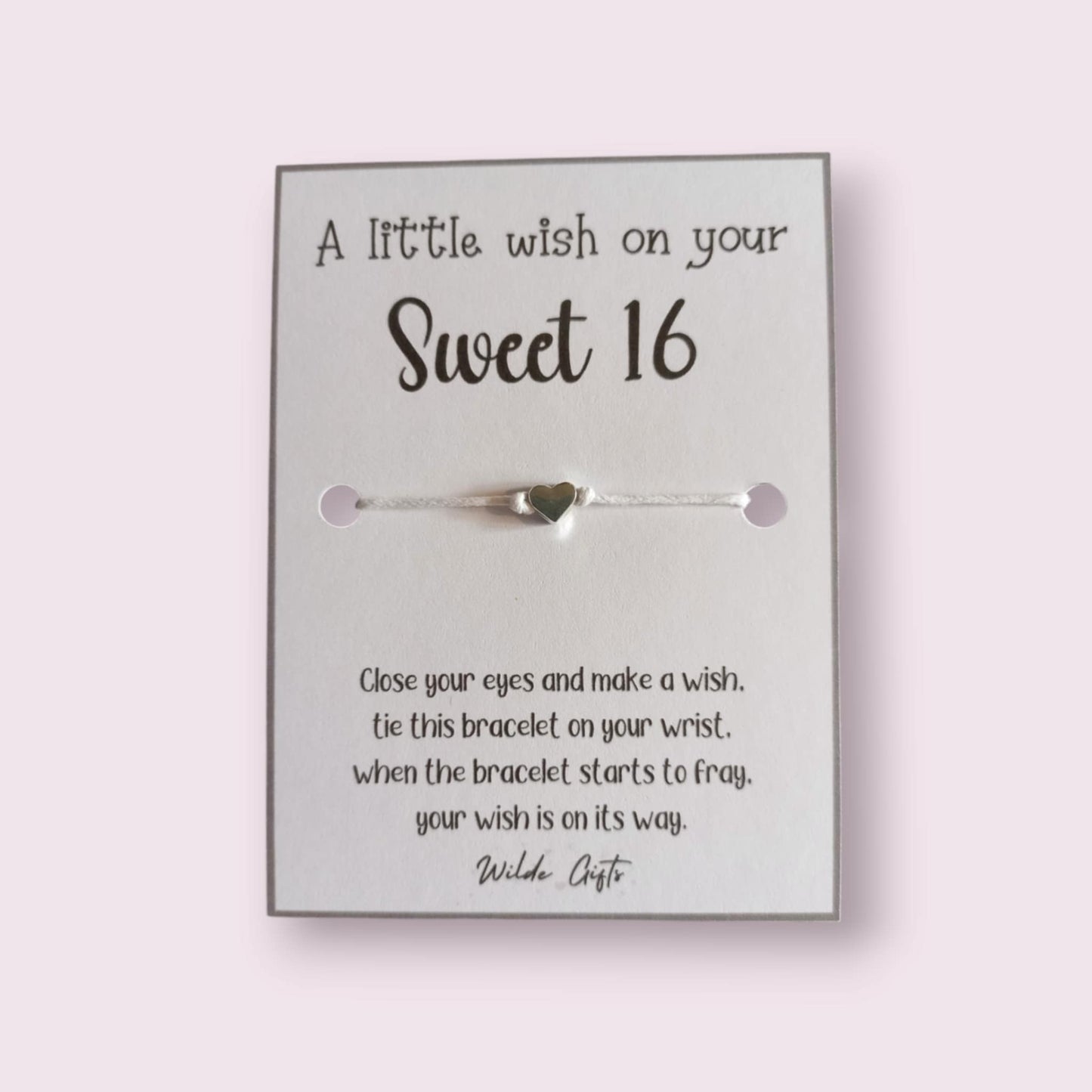 Sweet 16 wish bracelet (WB740)