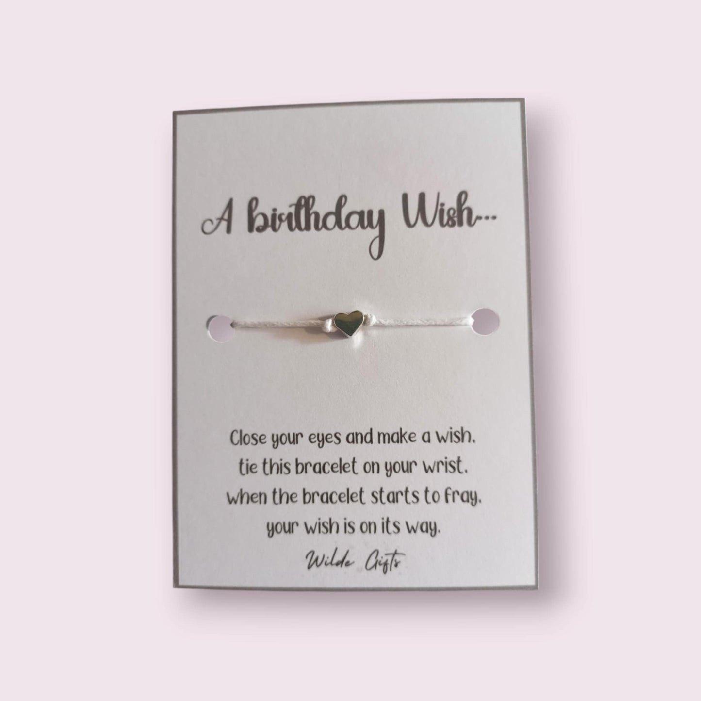 A birthday Wish wish bracelet (WB736)