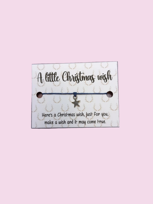 antler xmas Mini wish bracelet (WB1061)