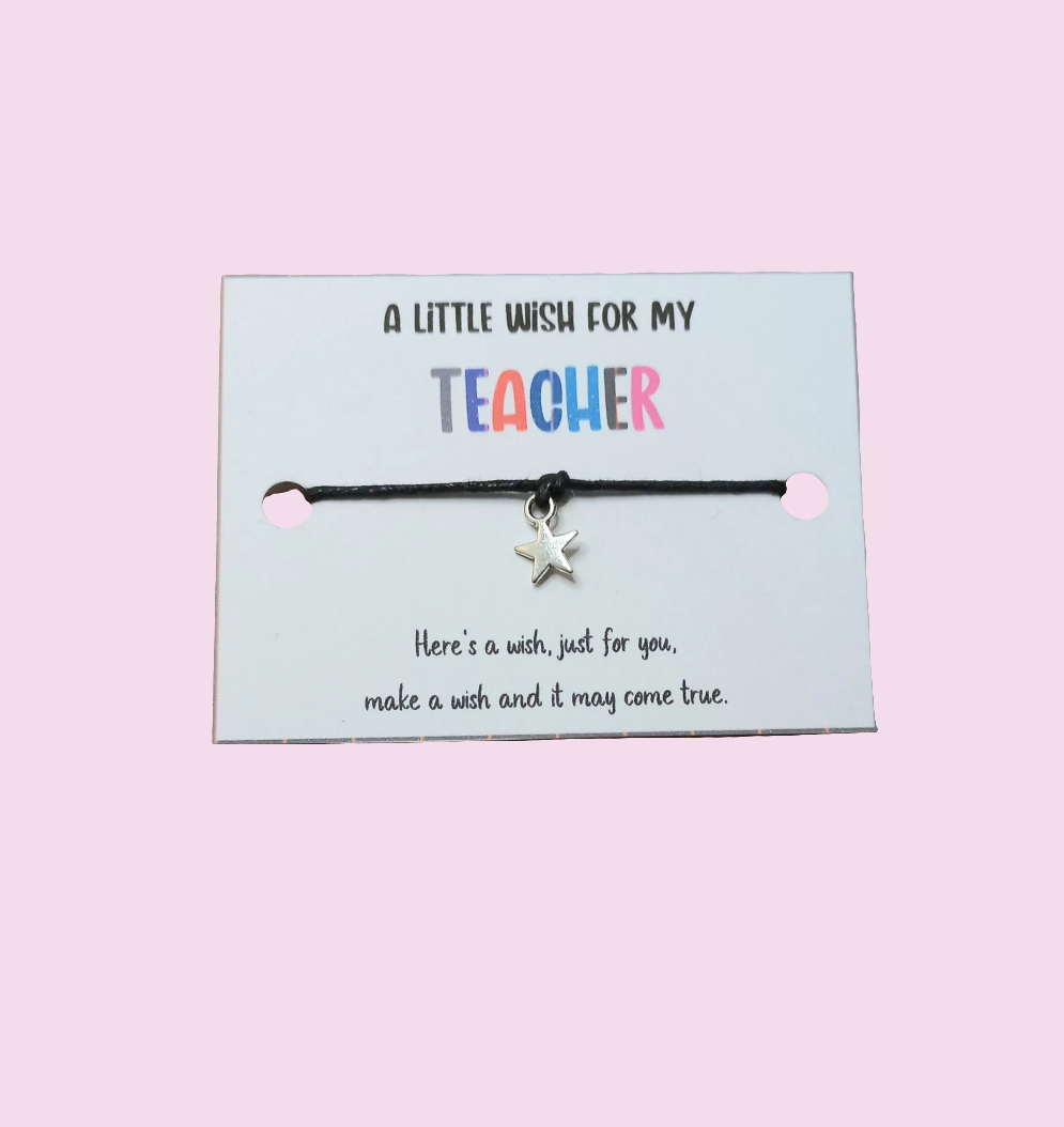 A little wish for my teacher wish bracelet (wb1147)