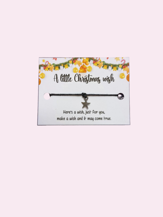 A little Christmas wish mini wish bracelets (WB1066)