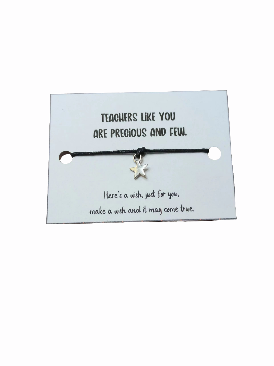 Teachers like you are precious and few wish bracelet (wb1146)