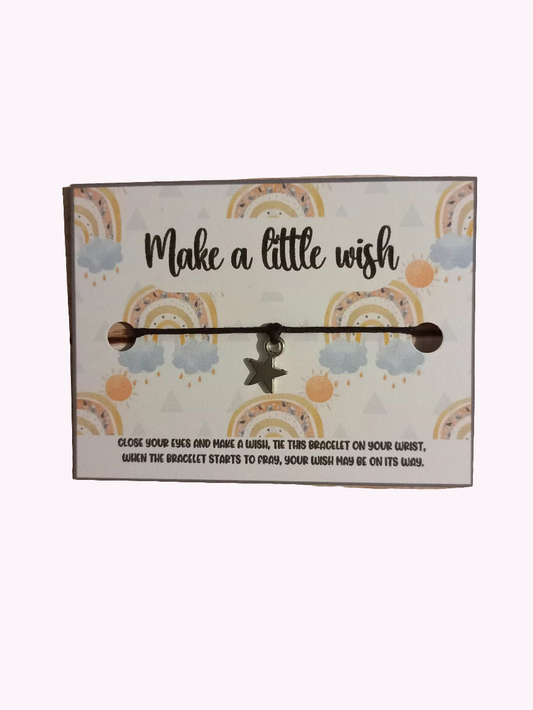 Make a little wish wish bracelet (wb1199)