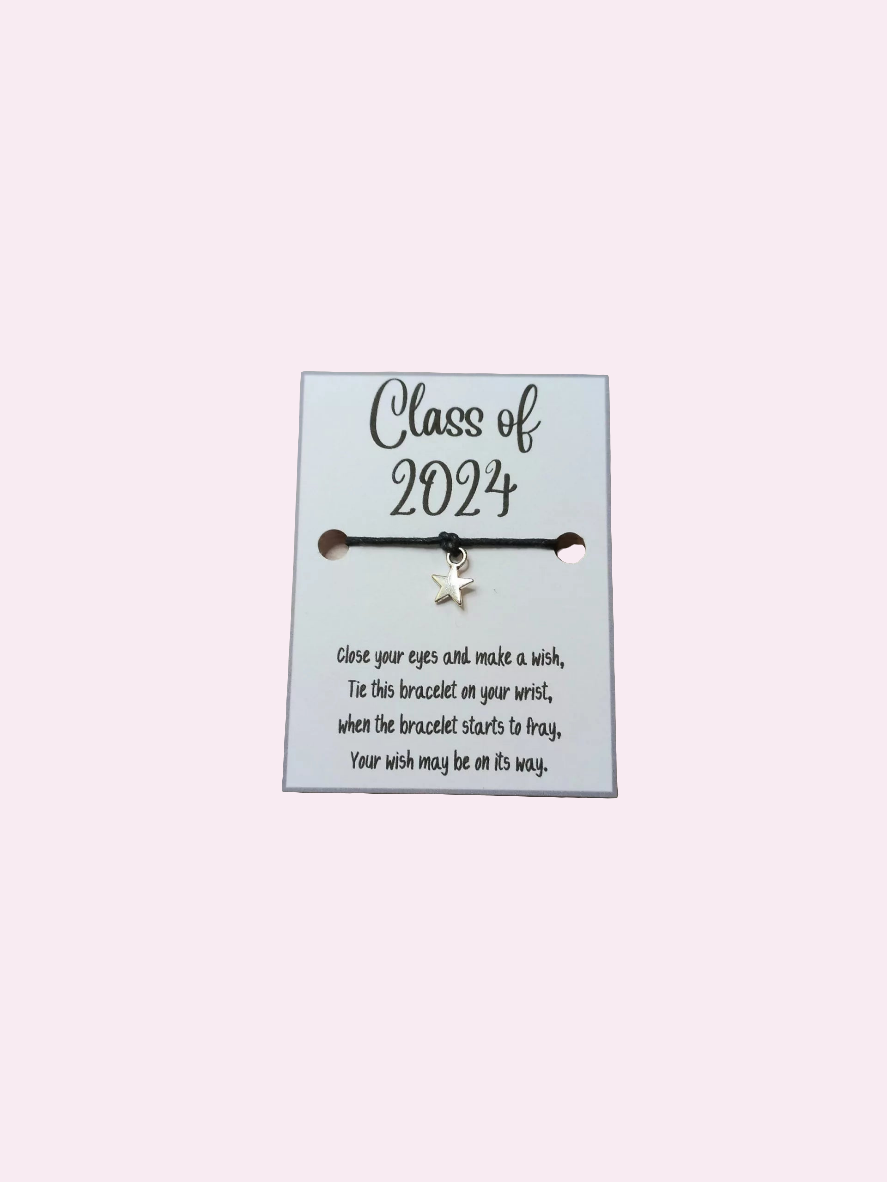 Class of 2024 wish bracelet (wb1145)