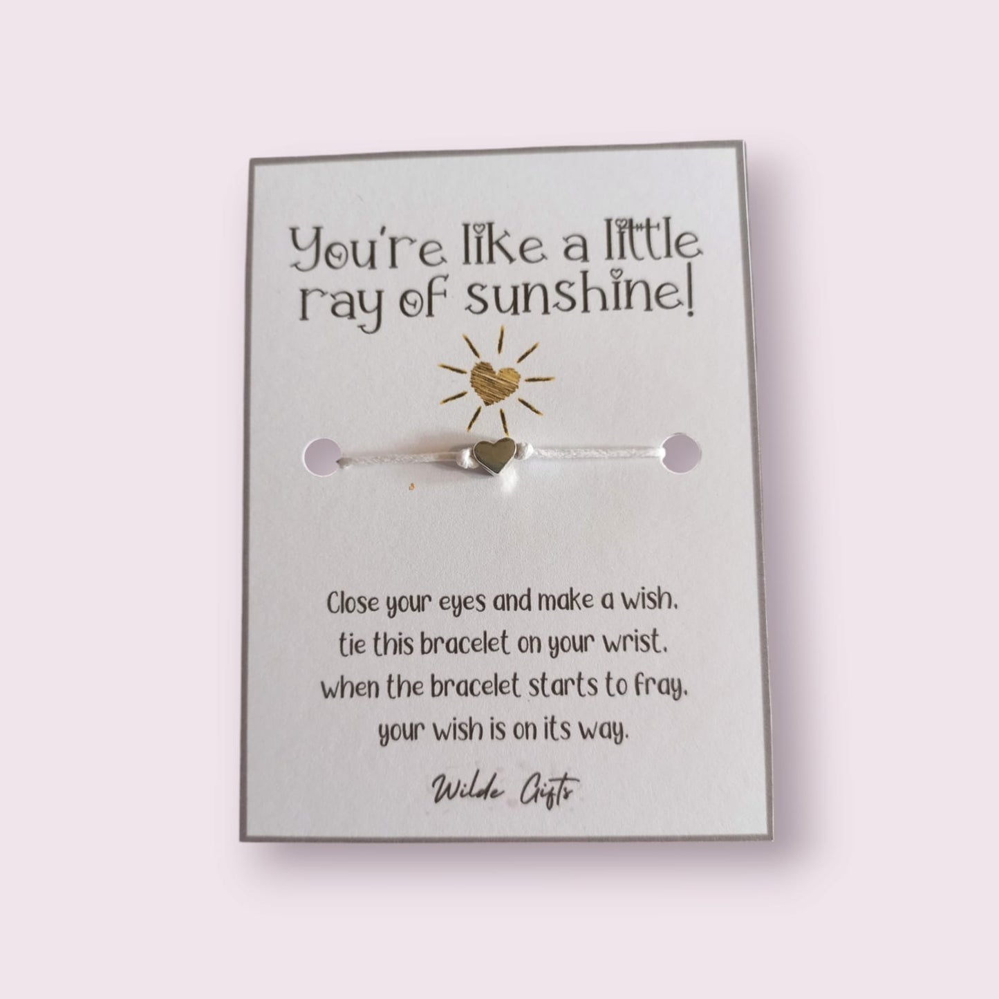 Ray of sunshine wish bracelet (WB850) image 1