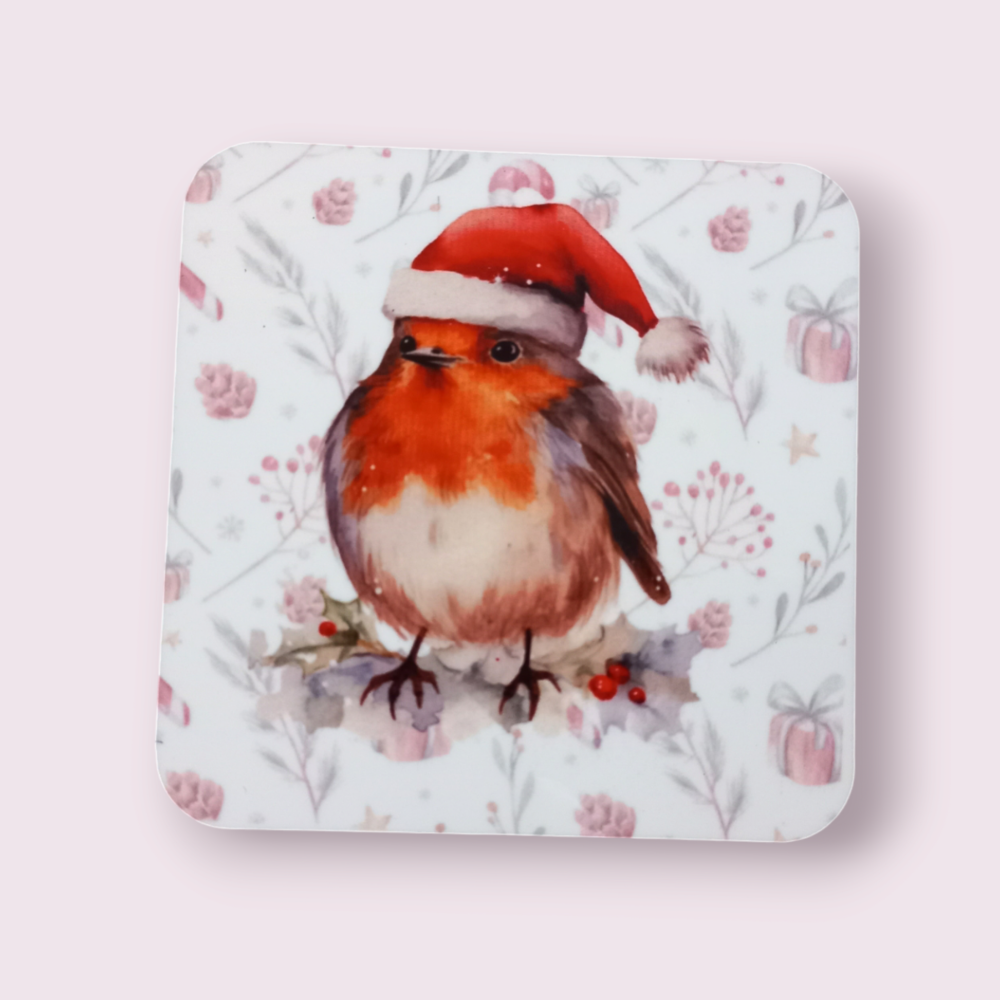 christmas robin coaster - Wilde Gifts 