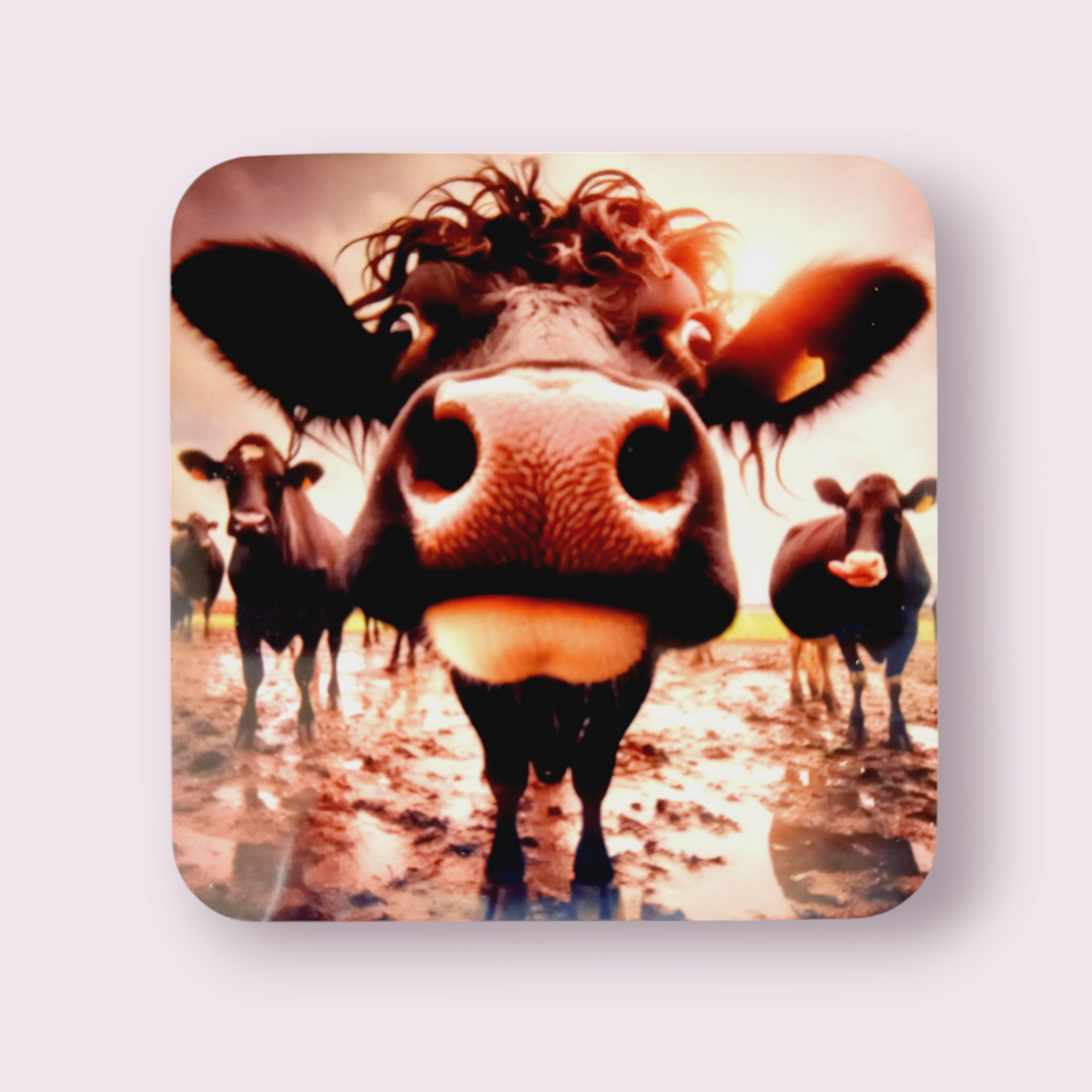 cow Coaster - Wilde Gifts 