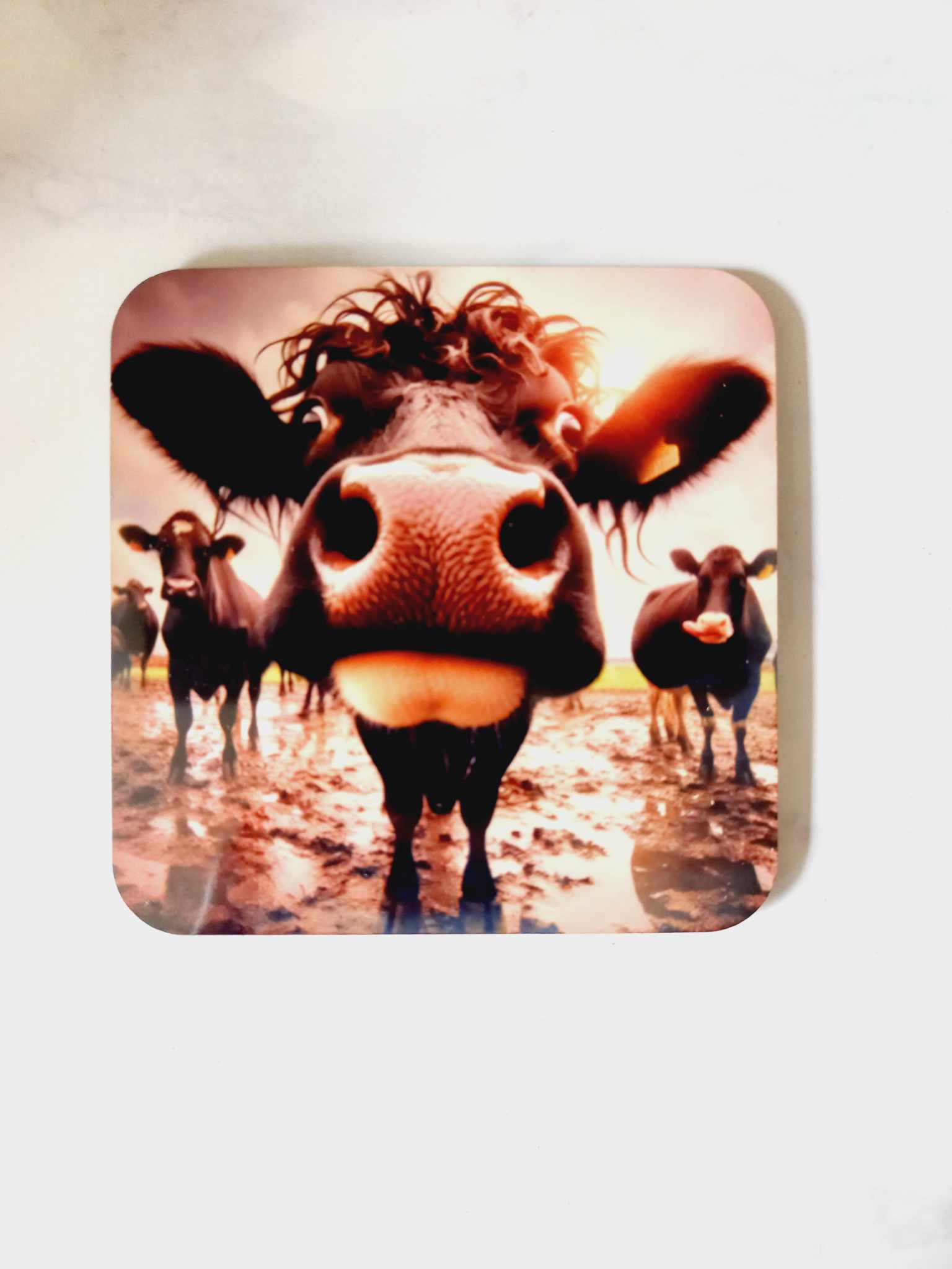 cow Coaster - Wilde Gifts 