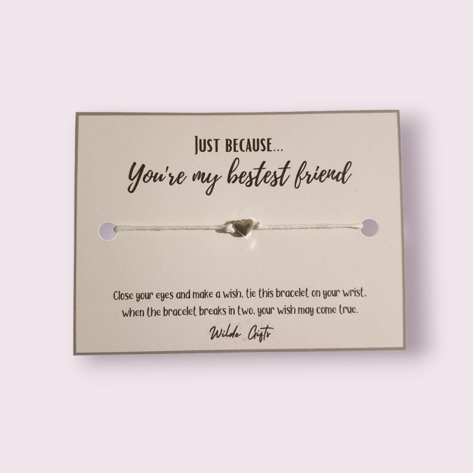 You are my bestest friend wish bracelet (WB868) image 1