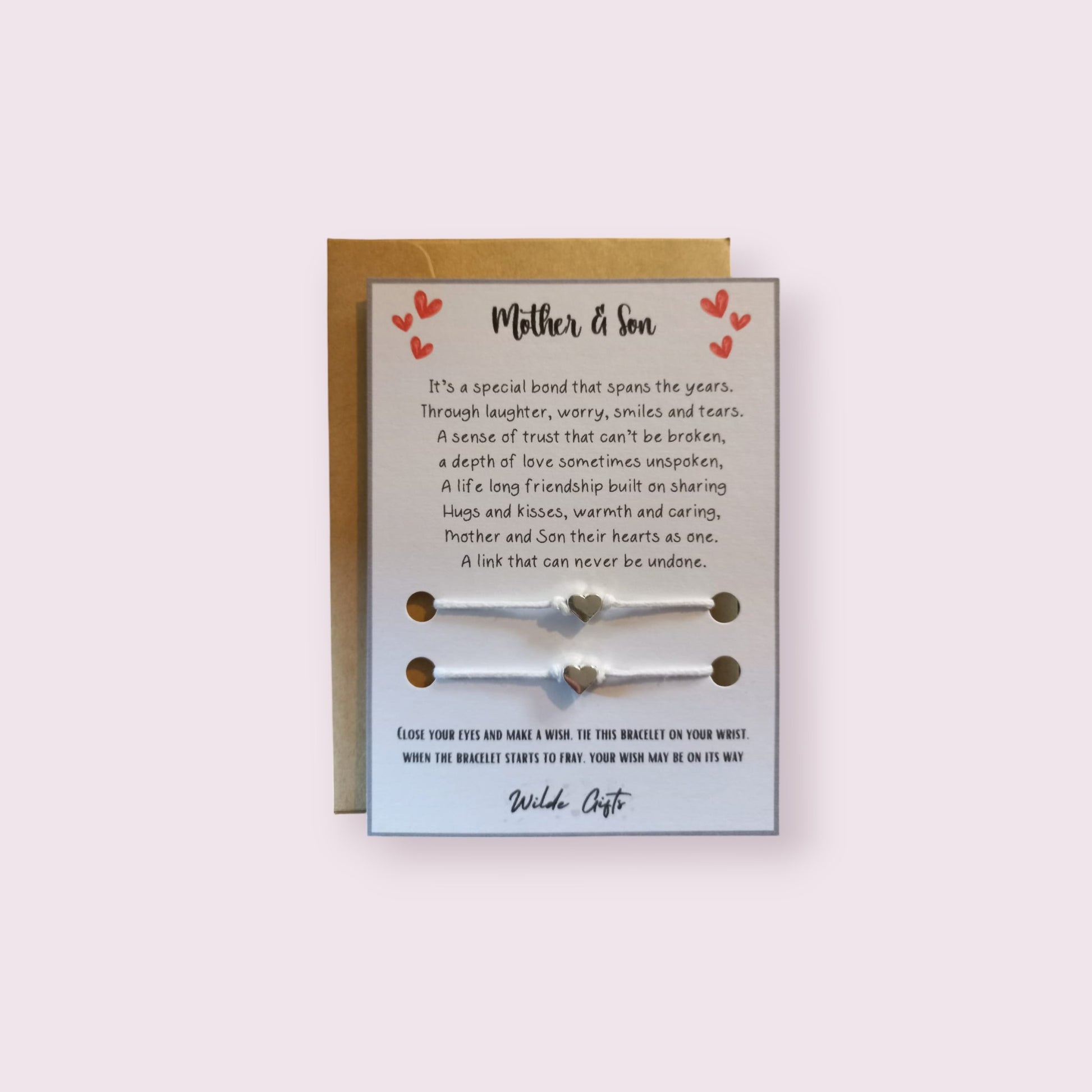 Mother &amp; Son duo wish bracelet (WB1254) image 0