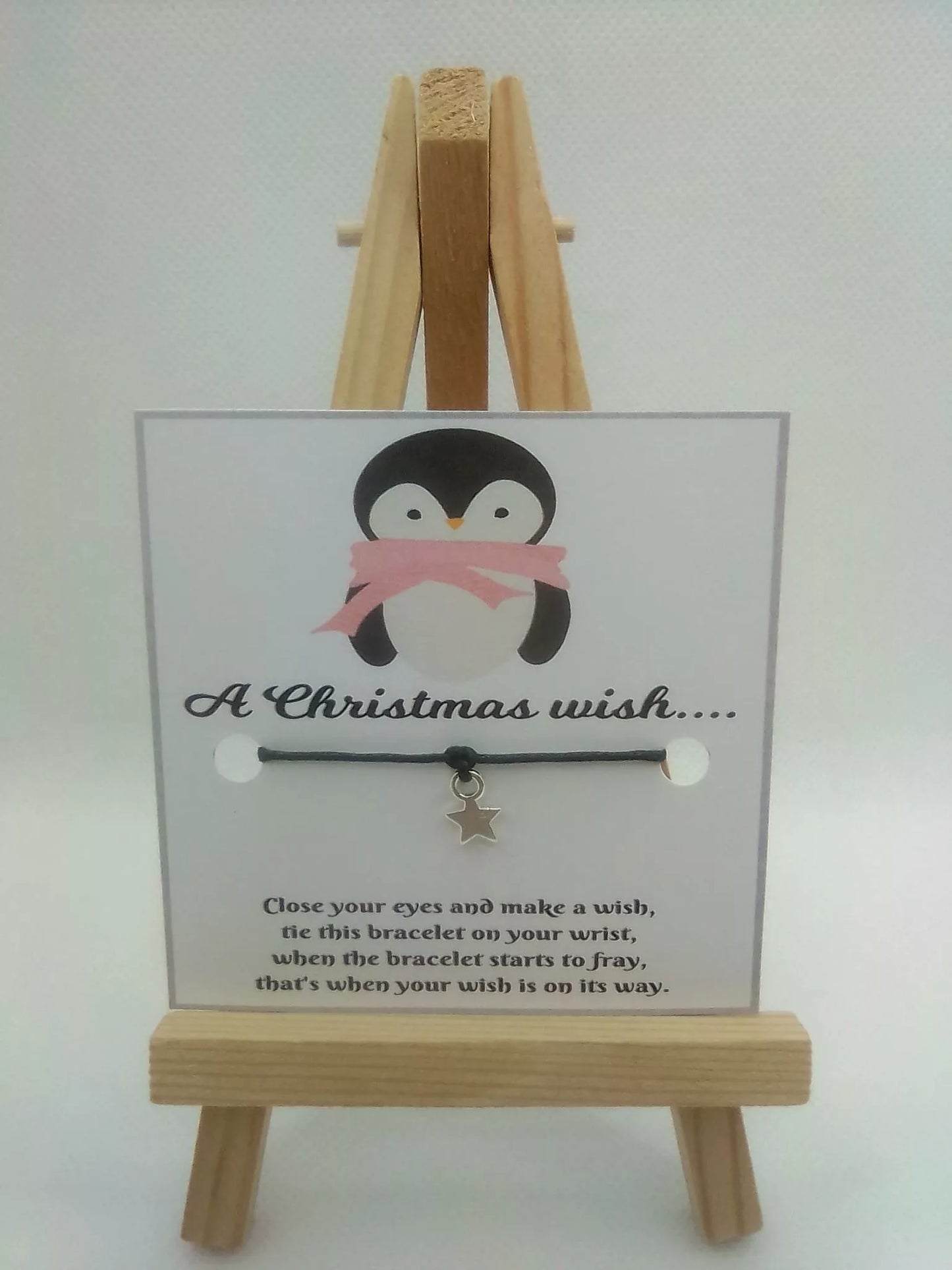 Penguin wish bracelet Minis x 20 (WB258) image 0