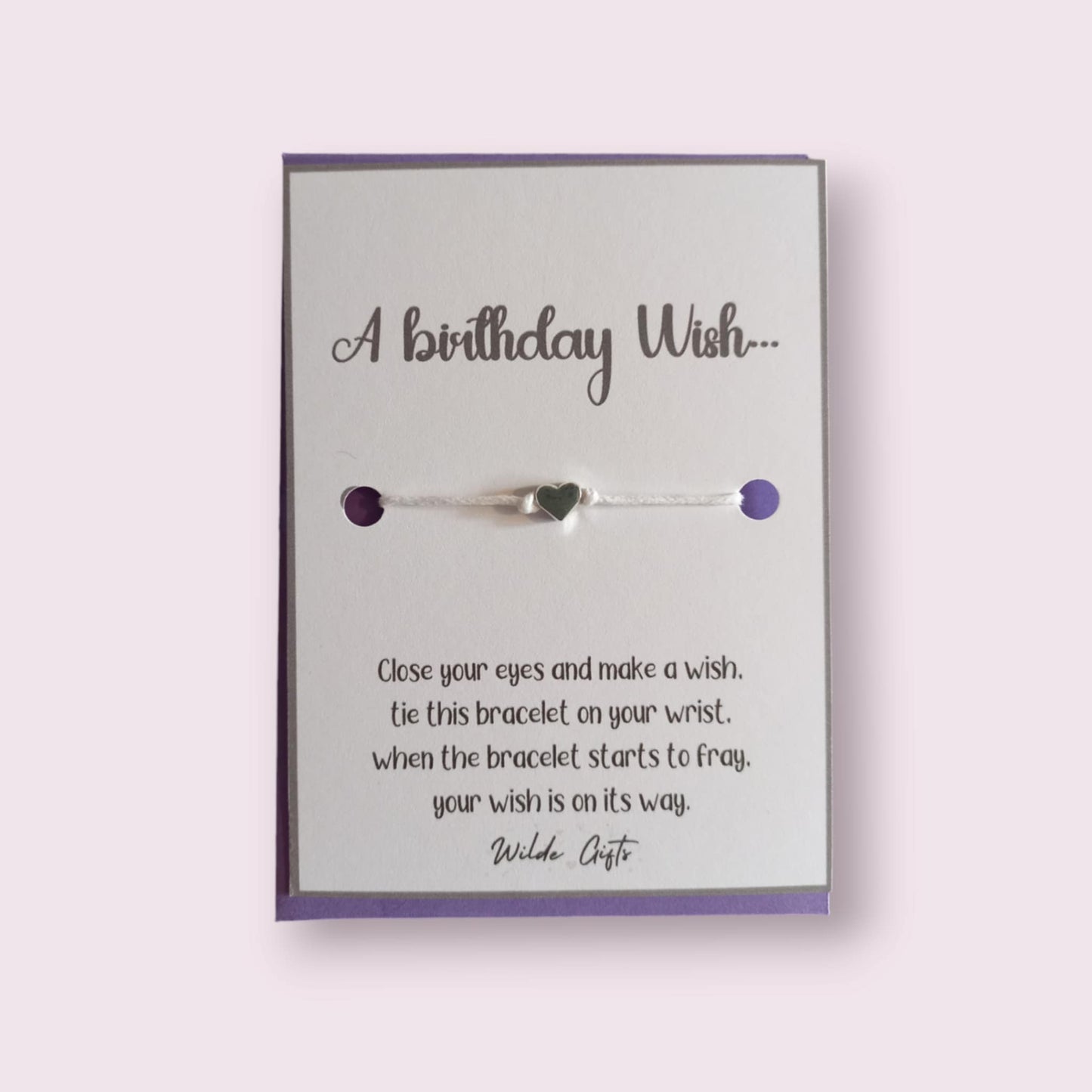 A birthday Wish wish bracelet (WB736)