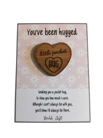 You've been hugged Oak pocket hug (OH12) image 0