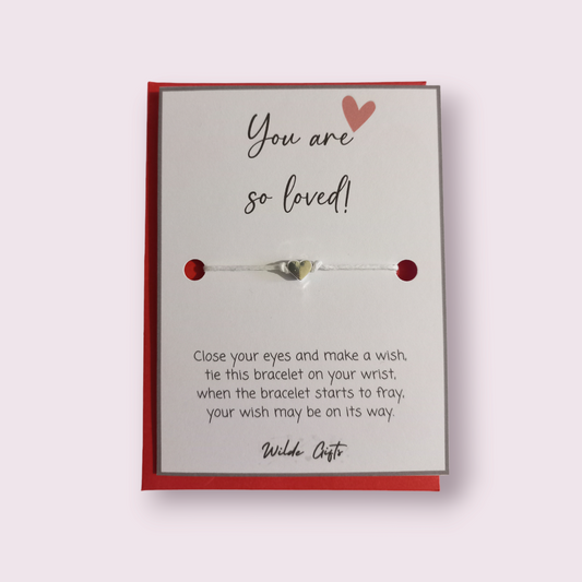 You are so loved wish bracelet (WB925)