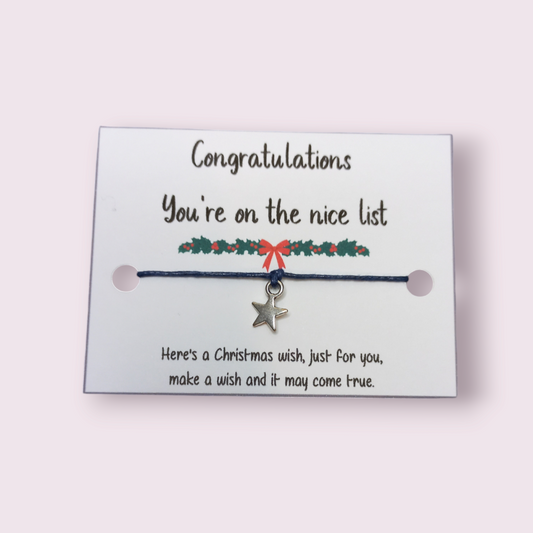 Nice list Mini wish bracelets (WB1057)