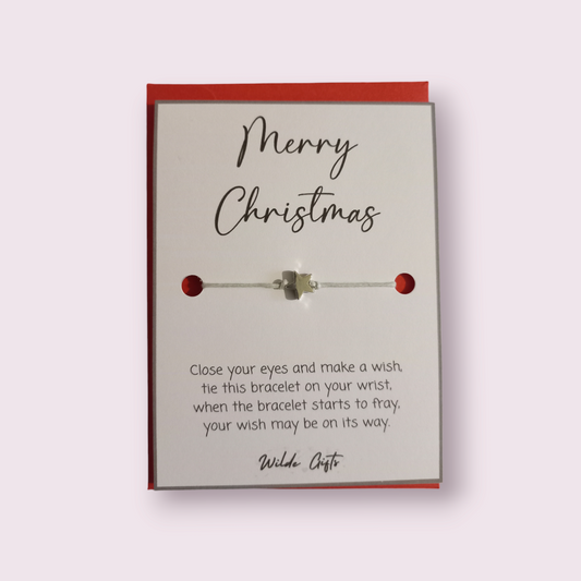 Merry Christmas wish bracelet (WB860)