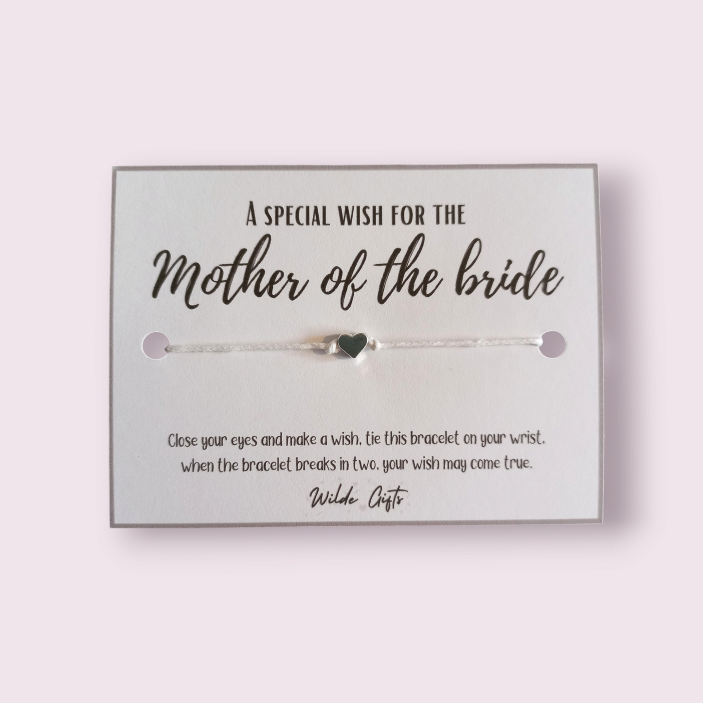 A special wish bracelet - Mother of the bride (WB838)