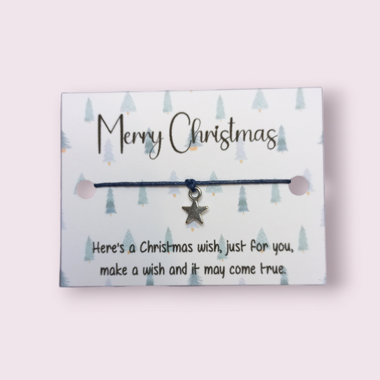 Merry Christmas trees Mini wish bracelets (WB1055)