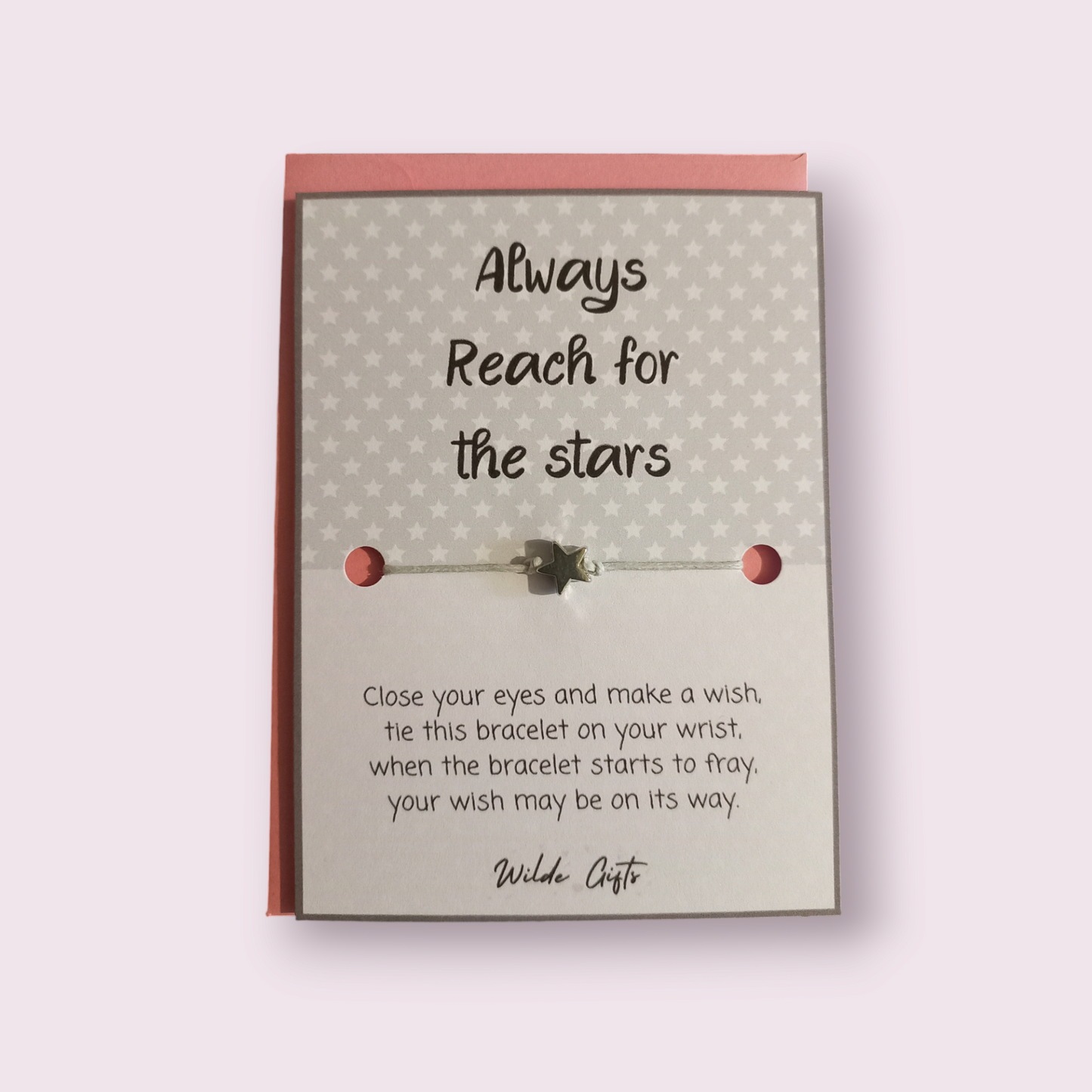 Always reach for the stars wish bracelet (WB939)