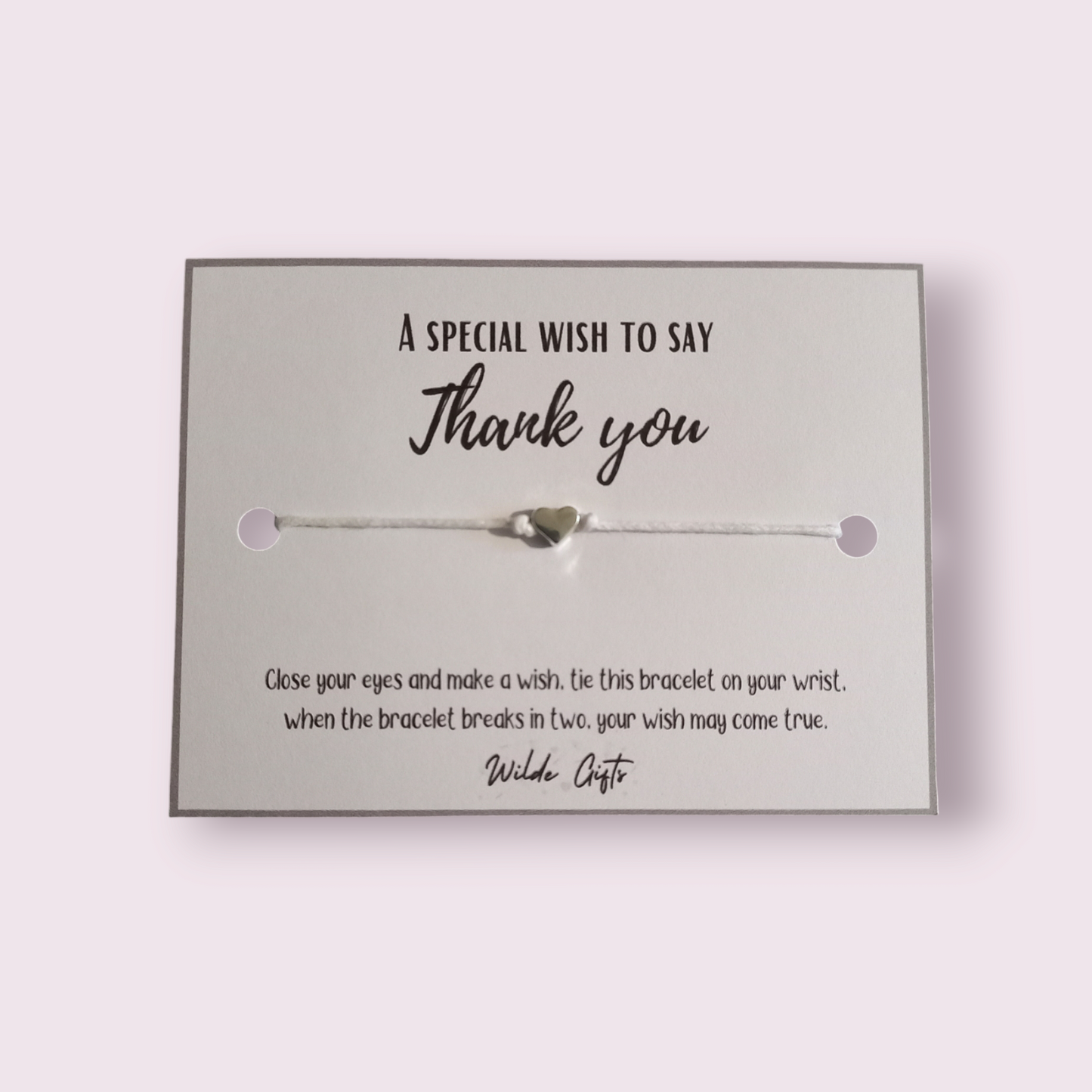 A special wish bracelet - Thank you (WB795)