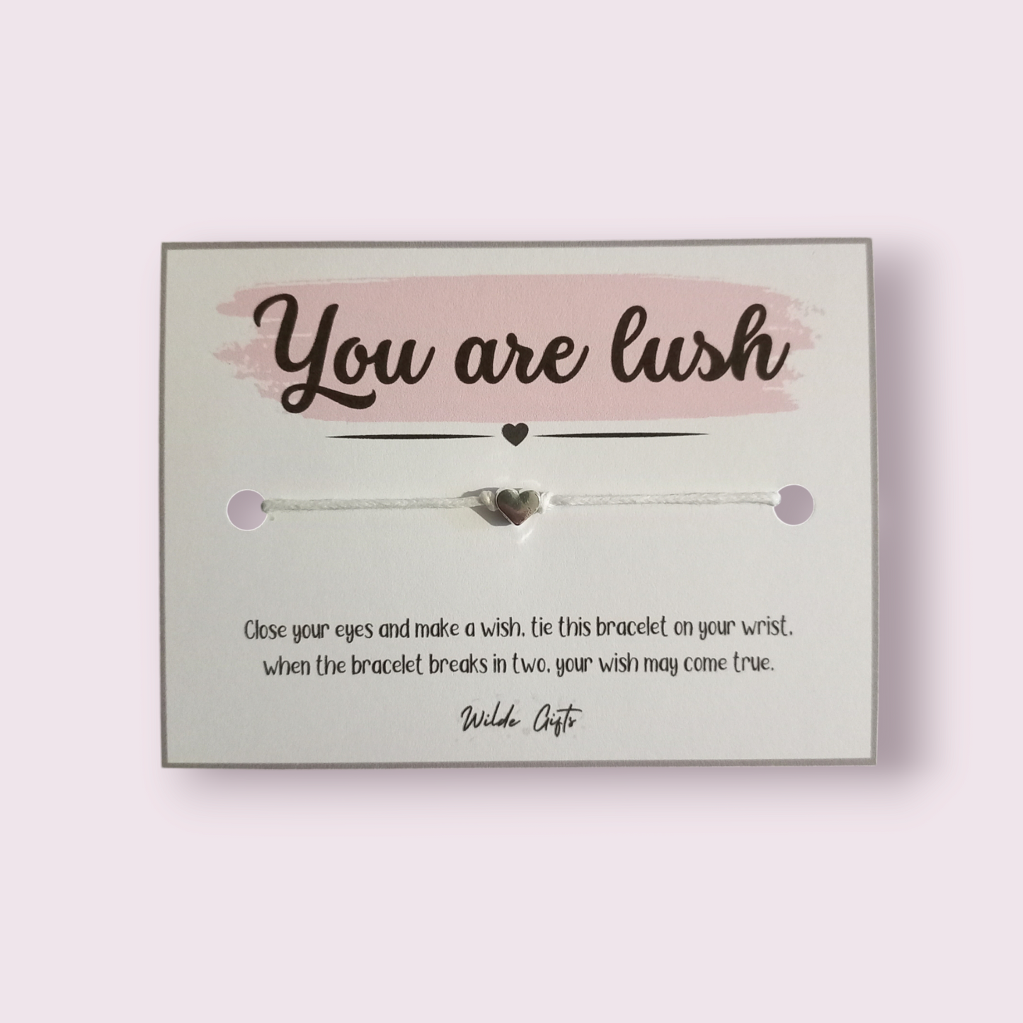 You are lush wish bracelet (WB977)