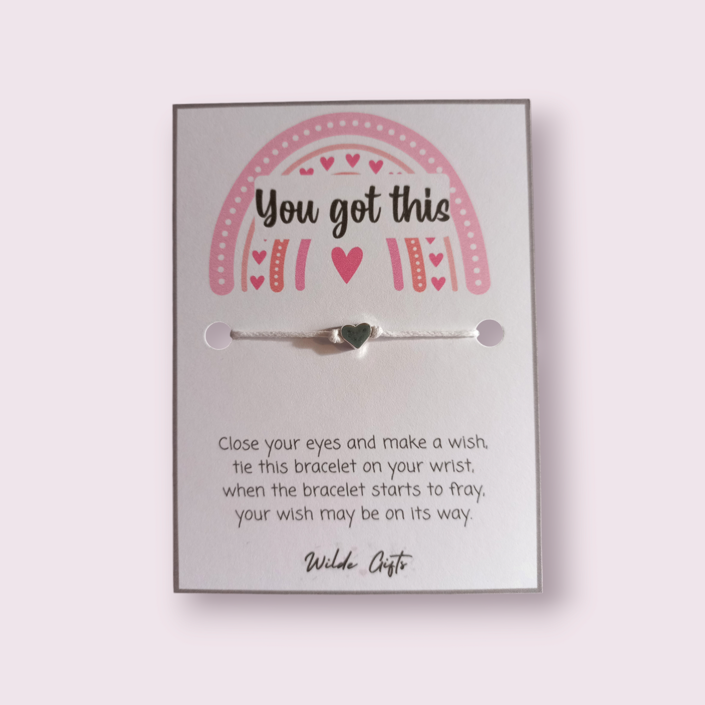 You got this rainbow wish bracelet (WB937)