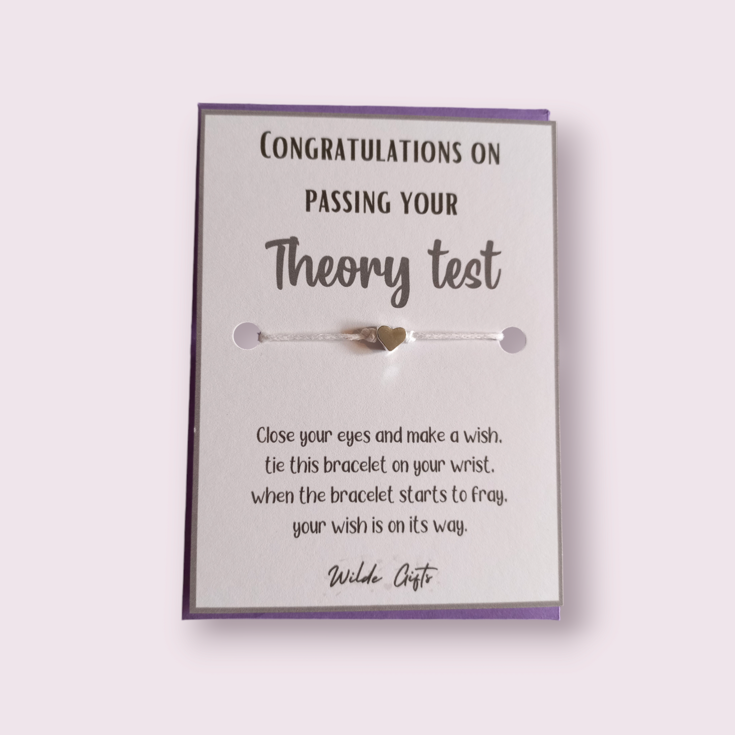 Congratulations - passing theory test (WB793)