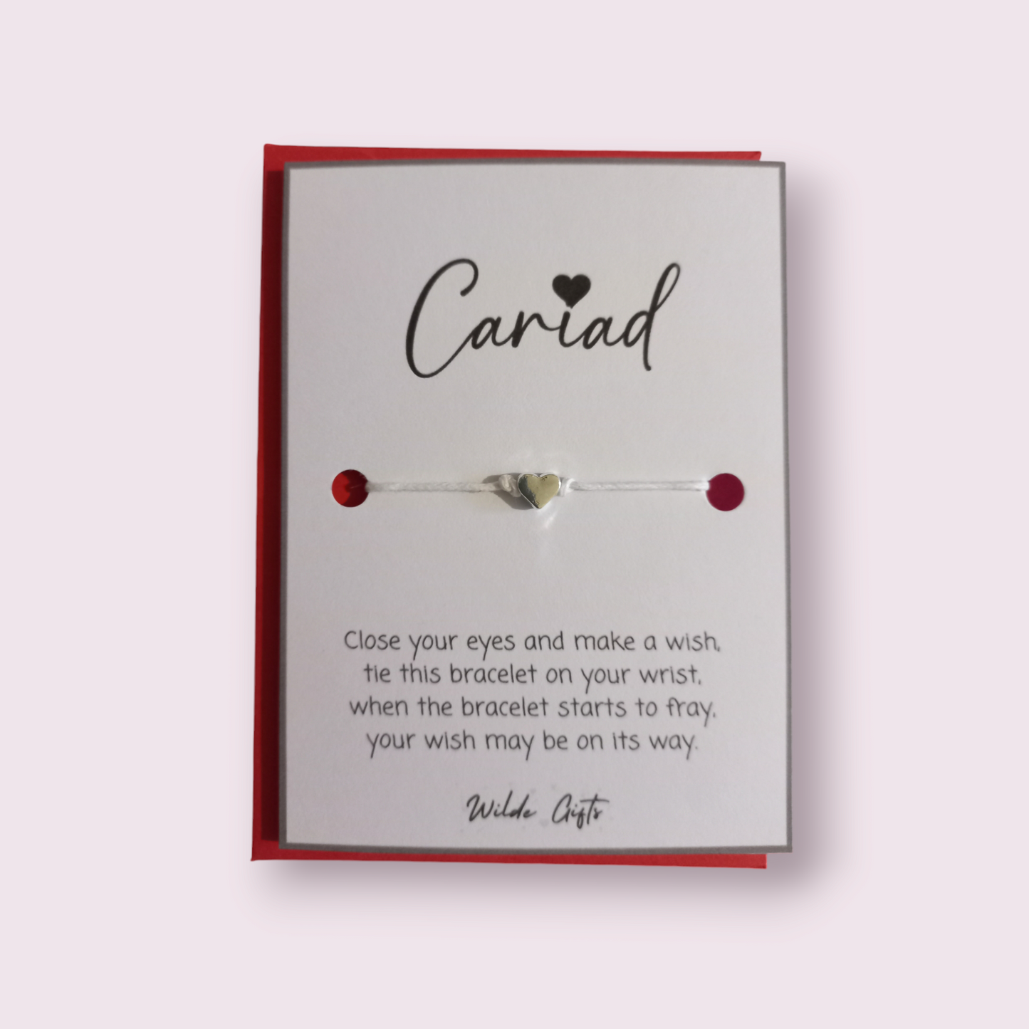 Cariad Welsh wish bracelet (WB922)