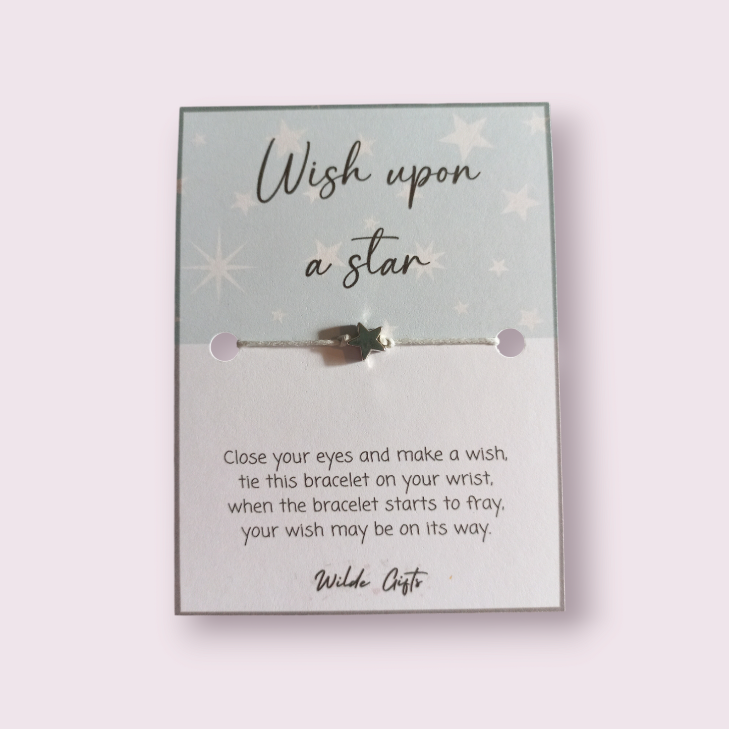 Wish upon a star wish bracelet (WB936)