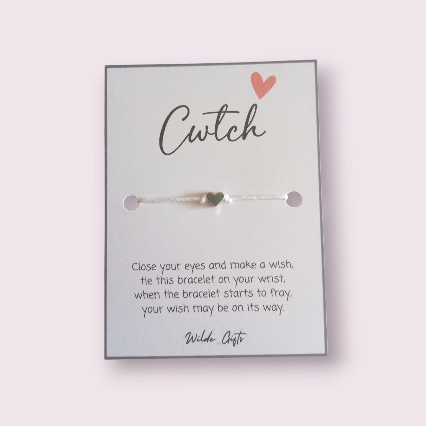 Cwtch Welsh wish bracelet (WB926)