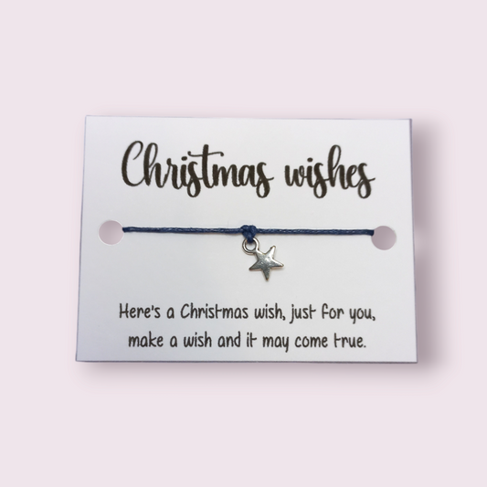 Christmas wishes Mini wish bracelet (WB1053)