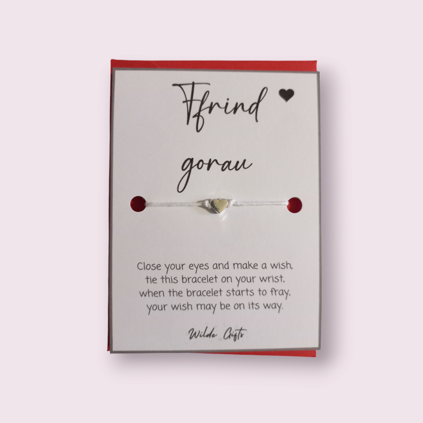 Ffrind Gorau - Best friend welsh wish bracelet (wb1137)