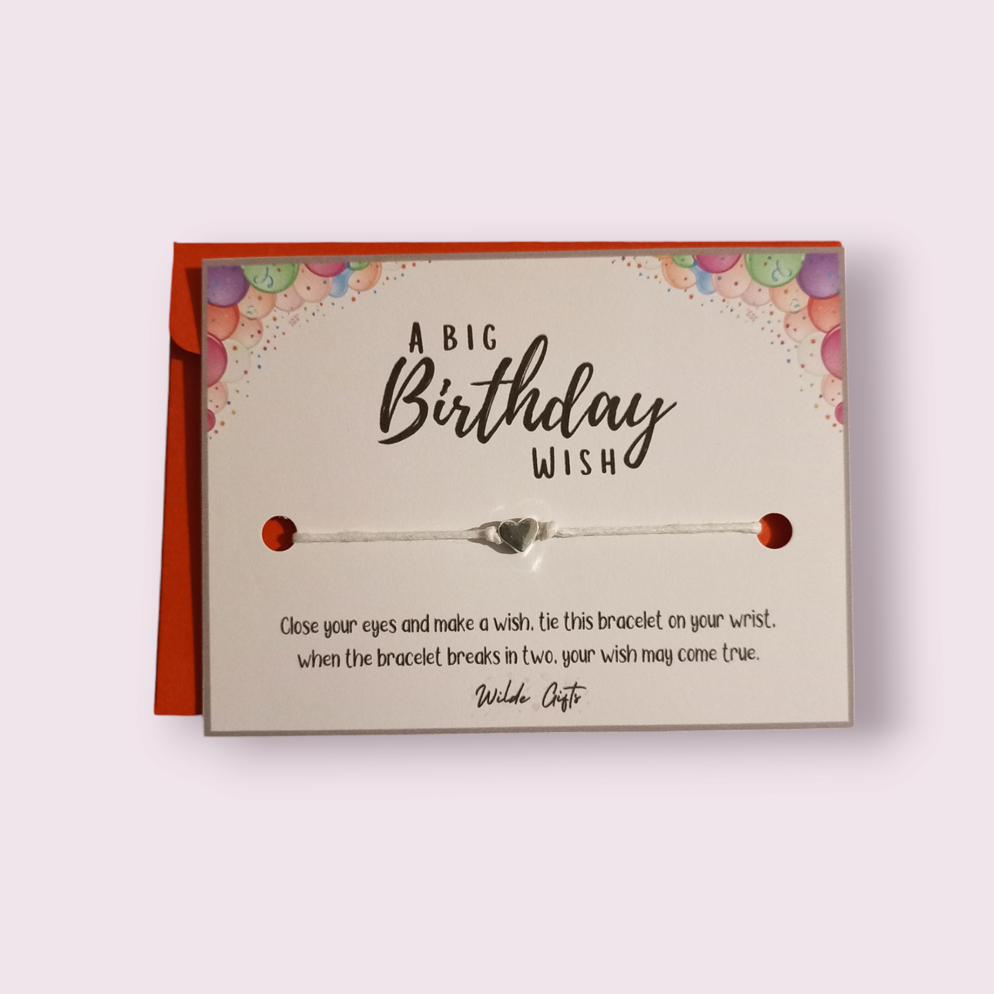 Big birthday wish wish bracelet (WB1171)