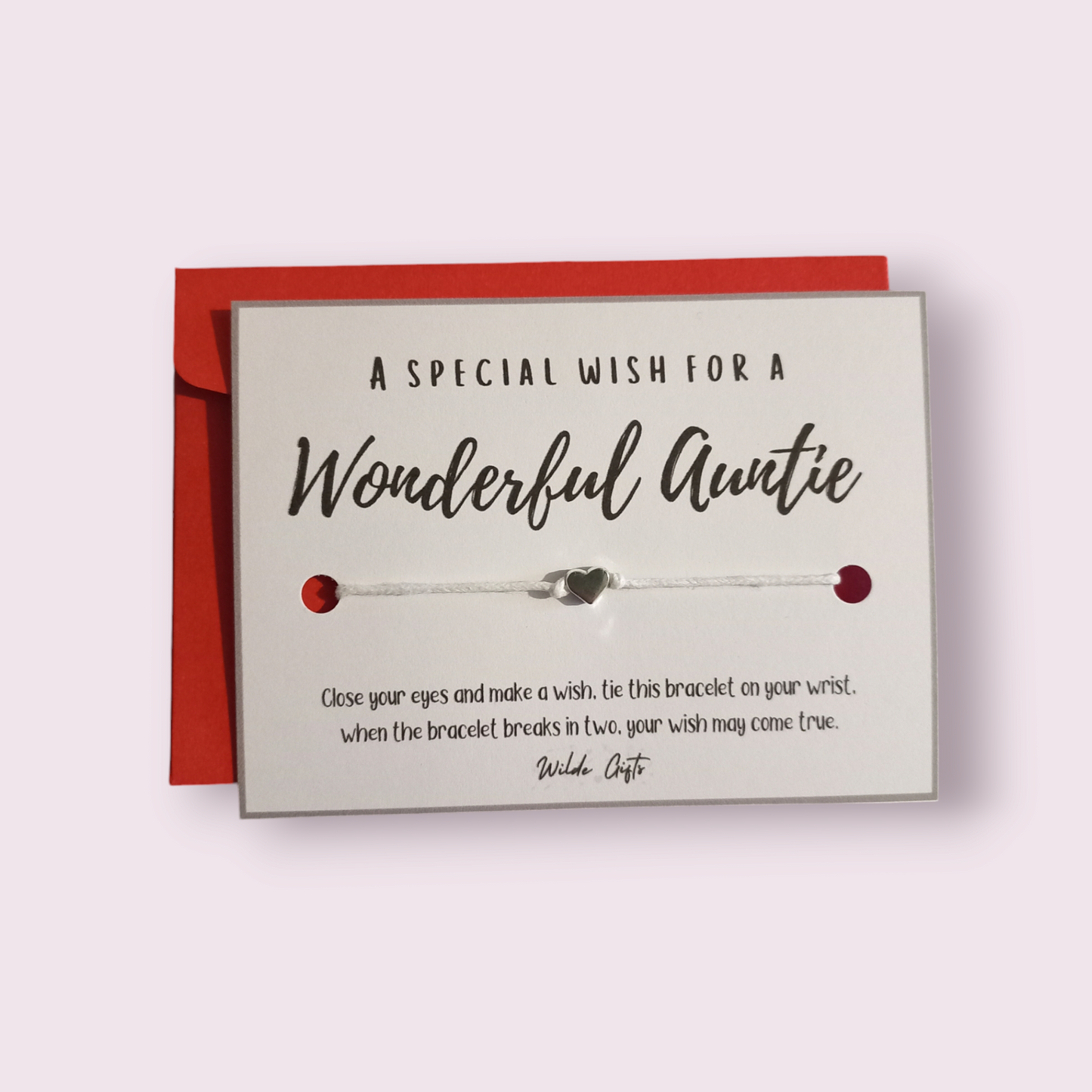 Wonderful Auntie wish bracelet (WB1169)