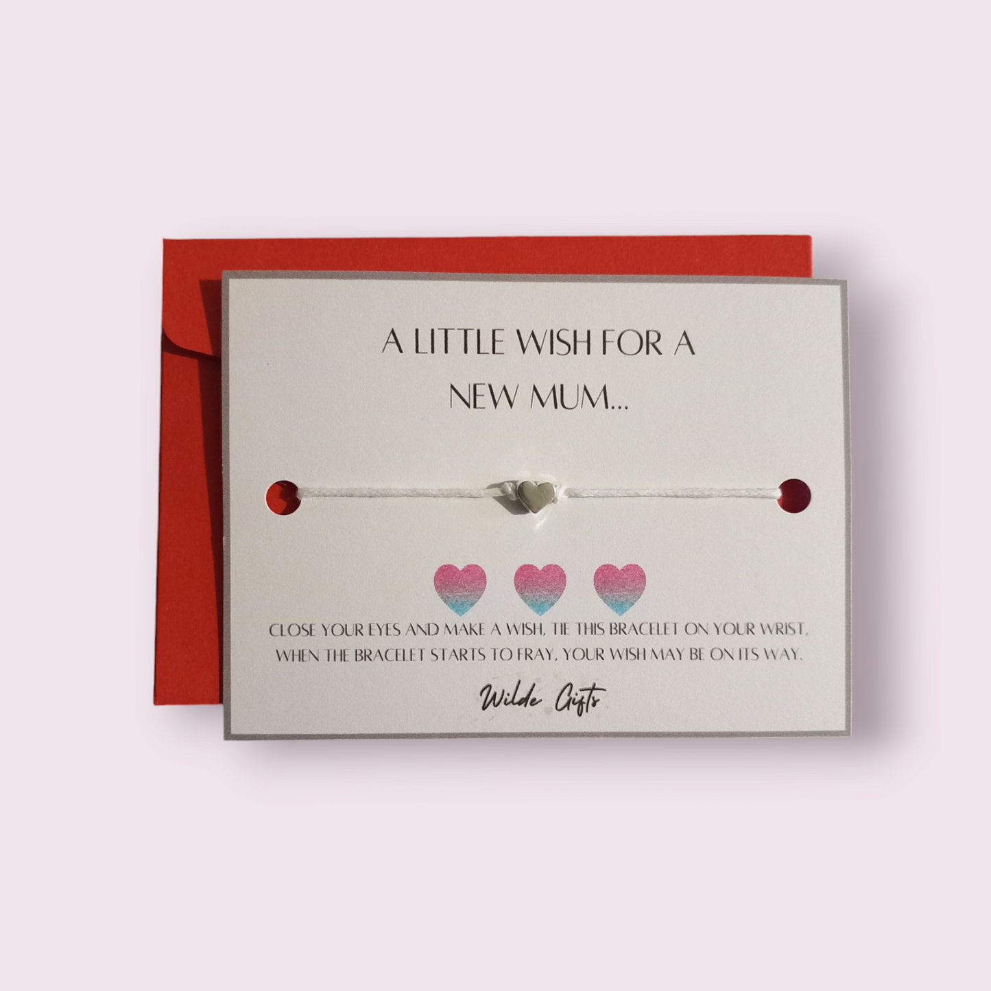 A little wish for a new mum wish bracelet. (WB620)