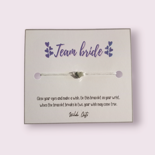 Team bride wish bracelets (WB1009)