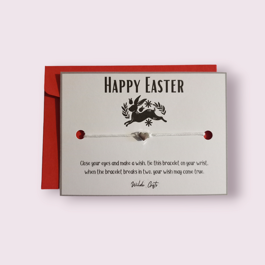 Happy Easter wish bracelet (WB973)