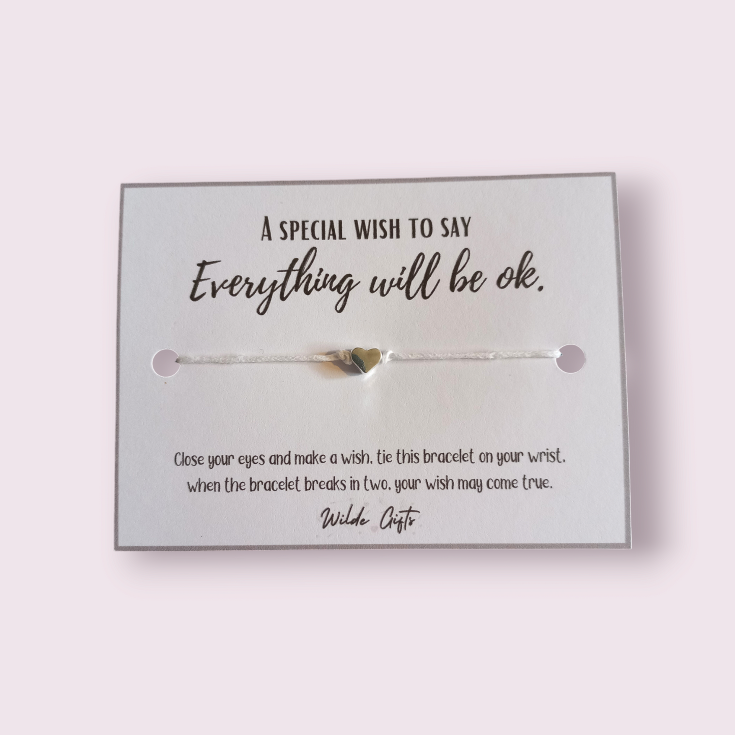 A special wish bracelet - Everything will be ok (WB778)